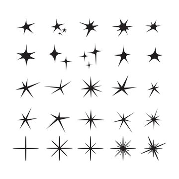 Hand Drawn Sparkling Stars Collection_7