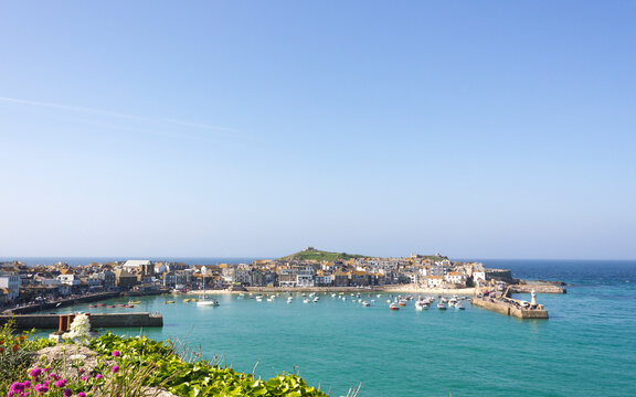 Seaside town. St. Ives, Cornwall