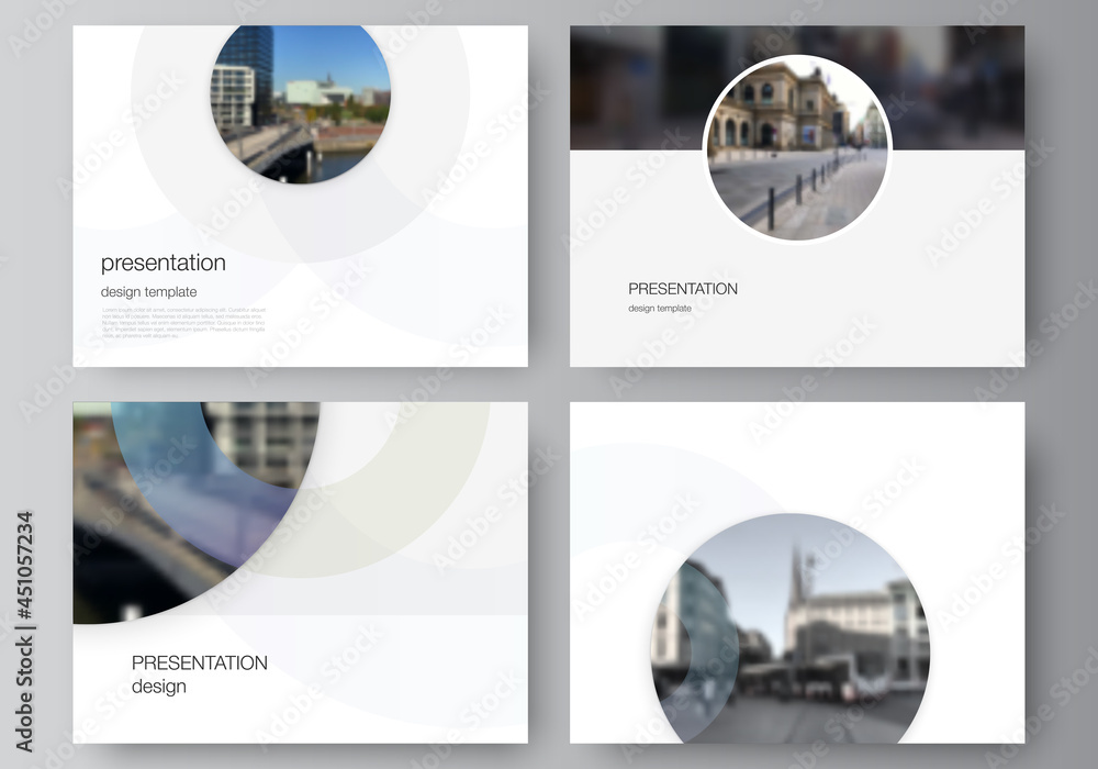 Aufkleber vector layout of the presentation slides design business templates, multipurpose template for presen
