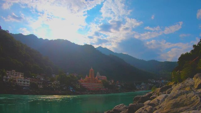 Time Lapse At Rishikesh  ,India