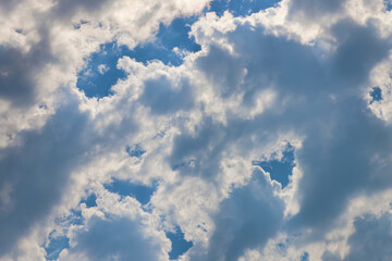 blue sky with clouds