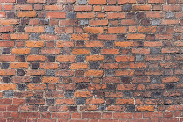 Background of old brick wall pattern texture.