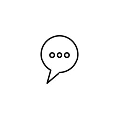 chat icon  message chat icon ,vector, symbol, illustration