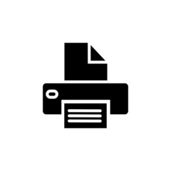 printer sign icon, printer sign symbol