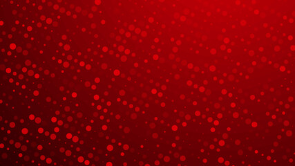 Abstract dot red pattern gradient texture technology background.