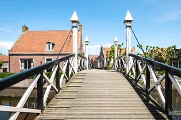Foto op Canvas Hindeloopen, Friesland province, The Netherlands © Holland-PhotostockNL