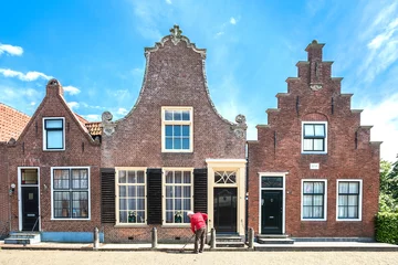 Fotobehang Makkum, Friesland province, The Netherlands © Holland-PhotostockNL