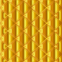 Geometric vector pattern with yellow and white gradient. gold ornament for wallpapers and backgrounds. 