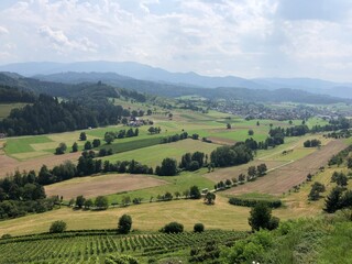 landscape in the mountains