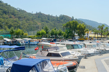 Yacht Marina Netsel. Marmaris. Turkey. Yalanji Boaz. Setur Marinas. Marmaris embankment