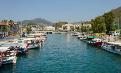Foto op Canvas Yacht Marina Netsel. Marmaris. Turkey. Yalanji Boaz. Setur Marinas. Marmaris embankment © TATIANA