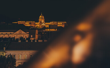 Famous Landmark Buda Castle Royal Palace on Hill Hungary Budapest, Europe - 451083062
