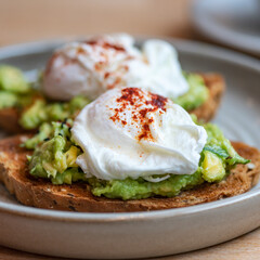 Toast and Poached Eggs