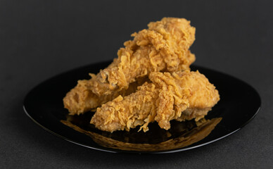 crispy fried chicken - chicken thighs