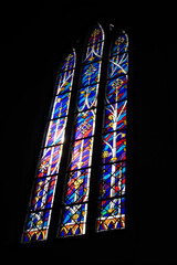 stained glass window