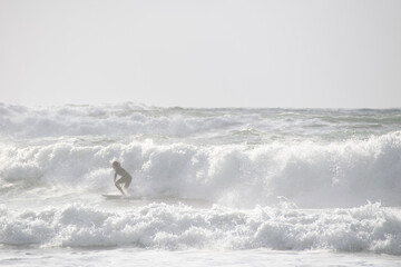 surfing the wave
