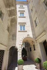 hot summer day in perast montenegro