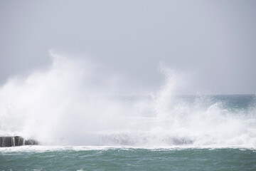 fountain in the sea