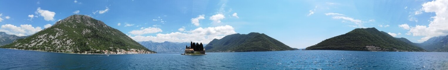 hot summer day in perast montenegro