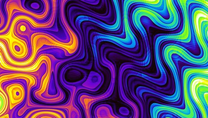 Wavy abstract futuristic background