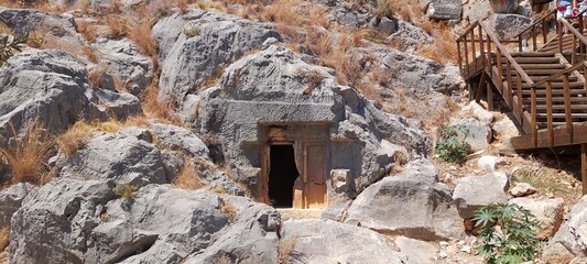 Myra ancient city - Rock tomb - Demre - Antalya 