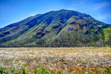 Fototapeta premium Landscapes and scenery in Red Rock Canyon and Blackiston Falls regions of southern Alberta