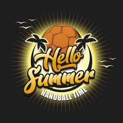 Hello summer. Handball time