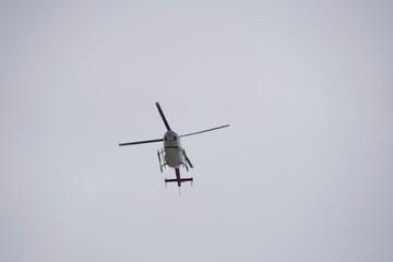 helicopter in flight