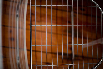 
metal stylish chair made of metal bars