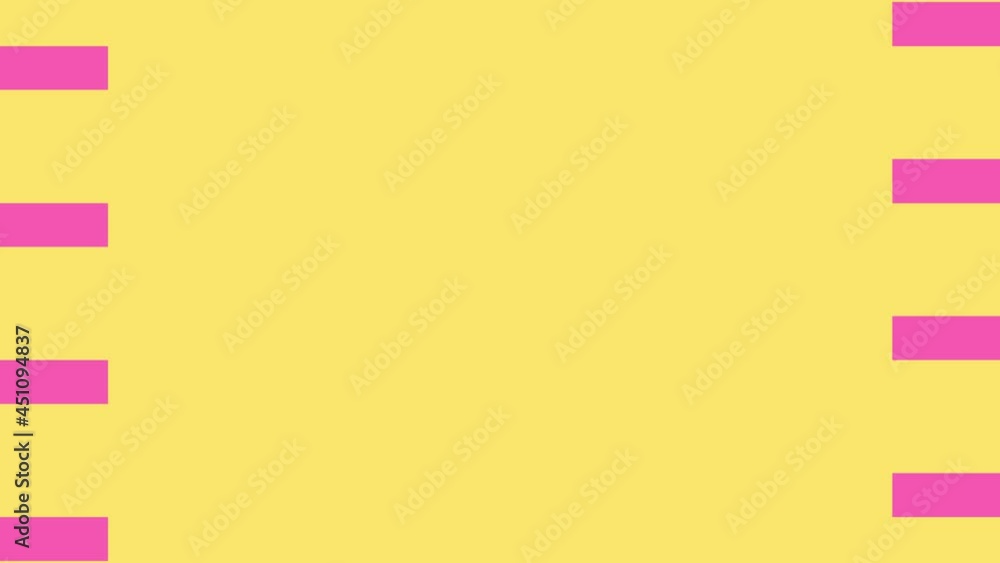 Aufkleber dynamic multicolor tiles in simple geometric pattern. flat design motion graphic animation in a seam