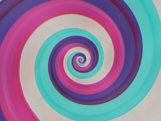 Abstract Spiral Digital Art Background Wallpaper
