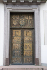 old wooden door