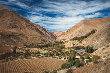 Camino a Cochiguaz, Valle del Elqui Chile