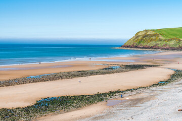 St Bees beach seafront, england
