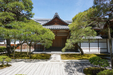 京都 銀閣寺の庫裏・大玄関