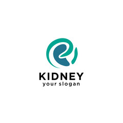 Kidney Care vector illustration design logo template symbol. Kidney Treatment icon