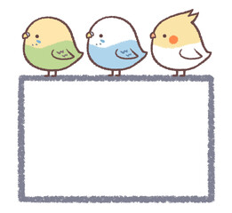 インコのフレーム