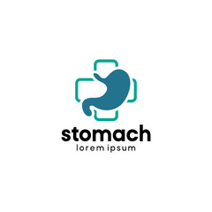 Stomach Care Logo Template Design Vector, Emblem, Design Concept, Creative Symbol, Icon. for health care, medical or pharmacy