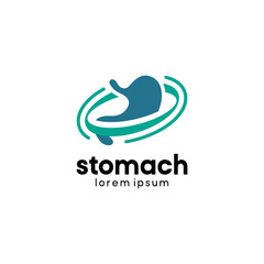 Stomach Care Logo Template Design Vector, Emblem, Design Concept, Creative Symbol, Icon. for health care, medical or pharmacy