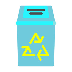 Recycle bin Icon Vector