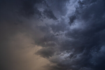 Fototapeta na wymiar Ominous Storm Clouds-6