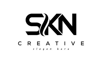 Letter SKO creative logo design vector	 - obrazy, fototapety, plakaty