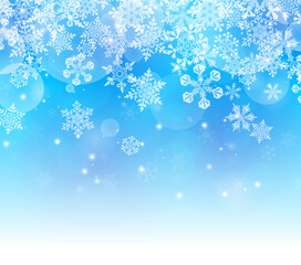 雪の結晶の背景資材