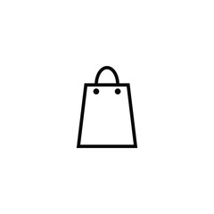 Tote bag icon vector design