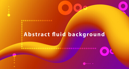 Abstract background 3D fluid gradient,Colorful and modern in summer season concepts ,vector illustation flow shapes. Liquid wave