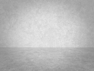 empty gray interior with concrete wall