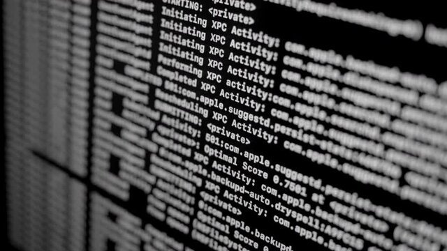 System Log Running in Console