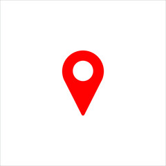 Fototapeta premium Location pin marker map, navigation, gps icon logo