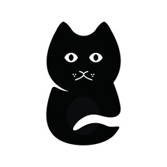 Cat vector logo pet icon symbol