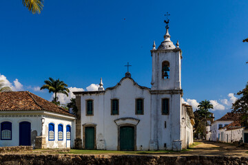 Igreja na cidade de Paraty, Rio de Janeiro